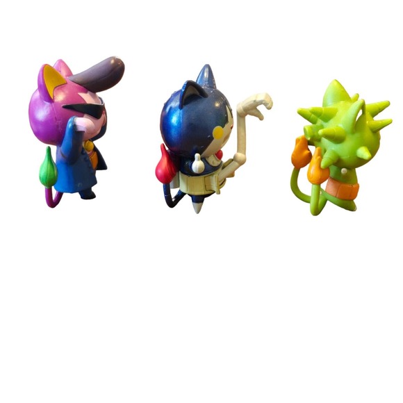 Yokai Watch 3 Figures Thornyan Roboyan Baddinyan - Picture 4 of 5